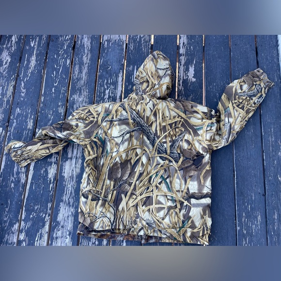 Ducks Unlimited GoreTex Teflon REVERSIBLE Hunting Jacket L XL Wetland/Timber - Picture 6 of 15